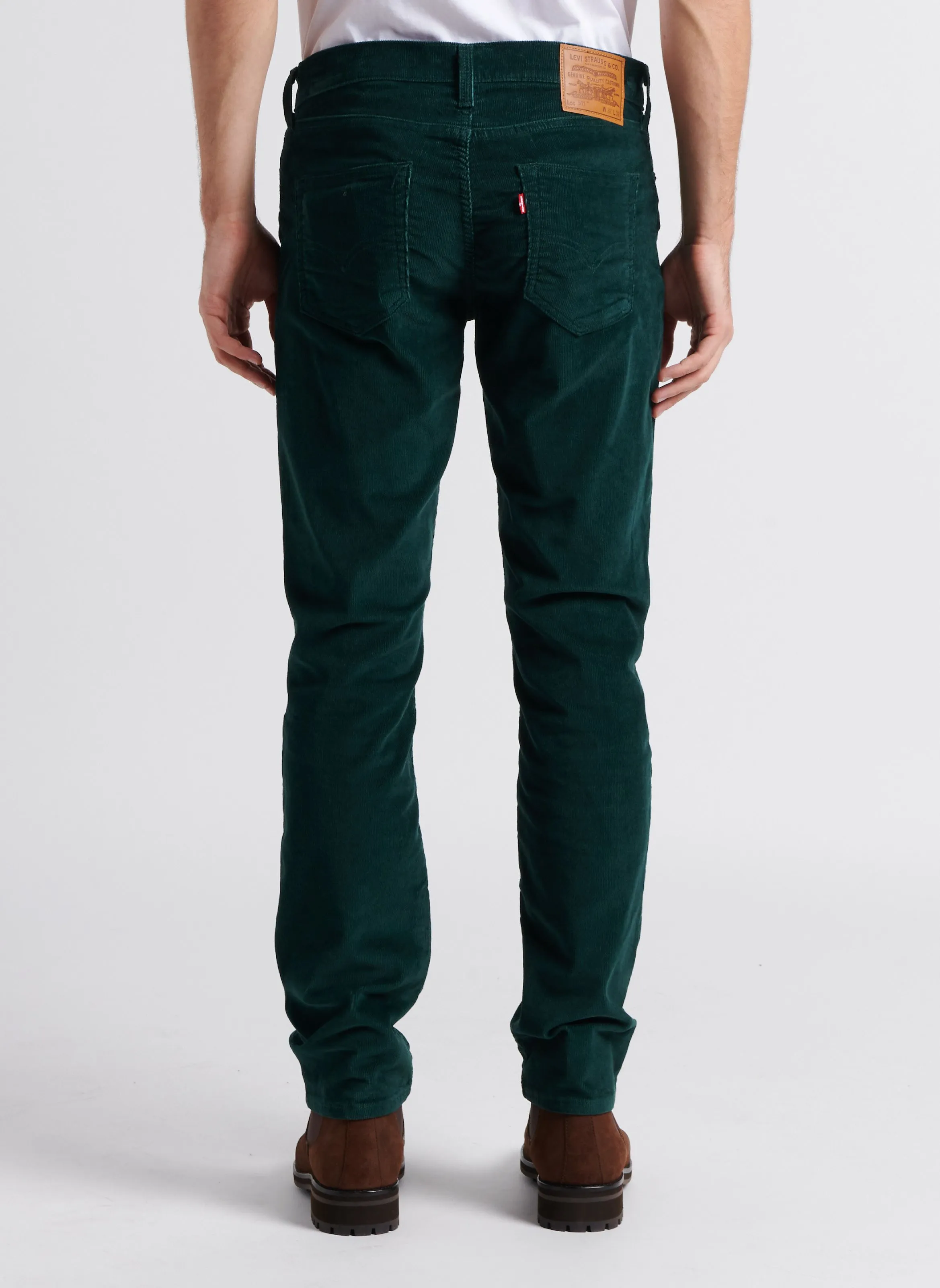 511 SLIM - Pantalón recto de mezcla de algodón en verde