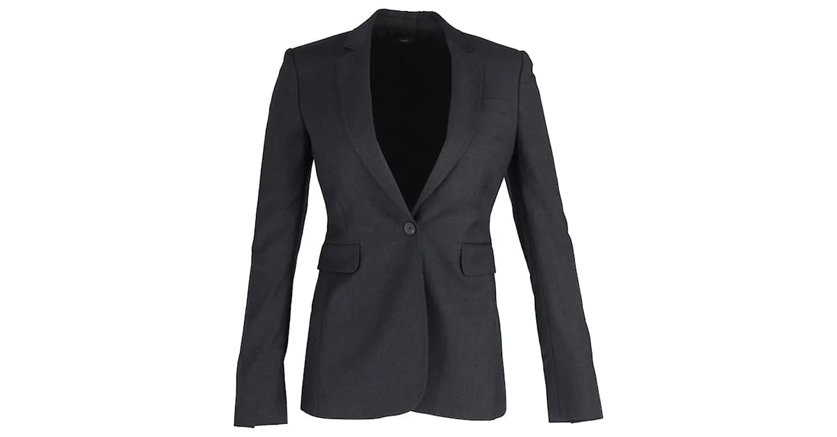 Americana Joseph Tailored Slim Fit de lana gris 