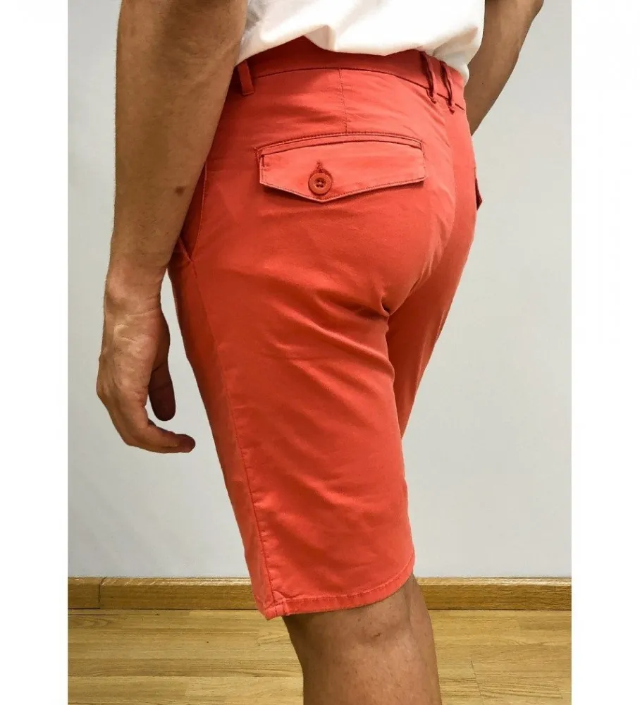 Bermuda Chino Tapetas naranja