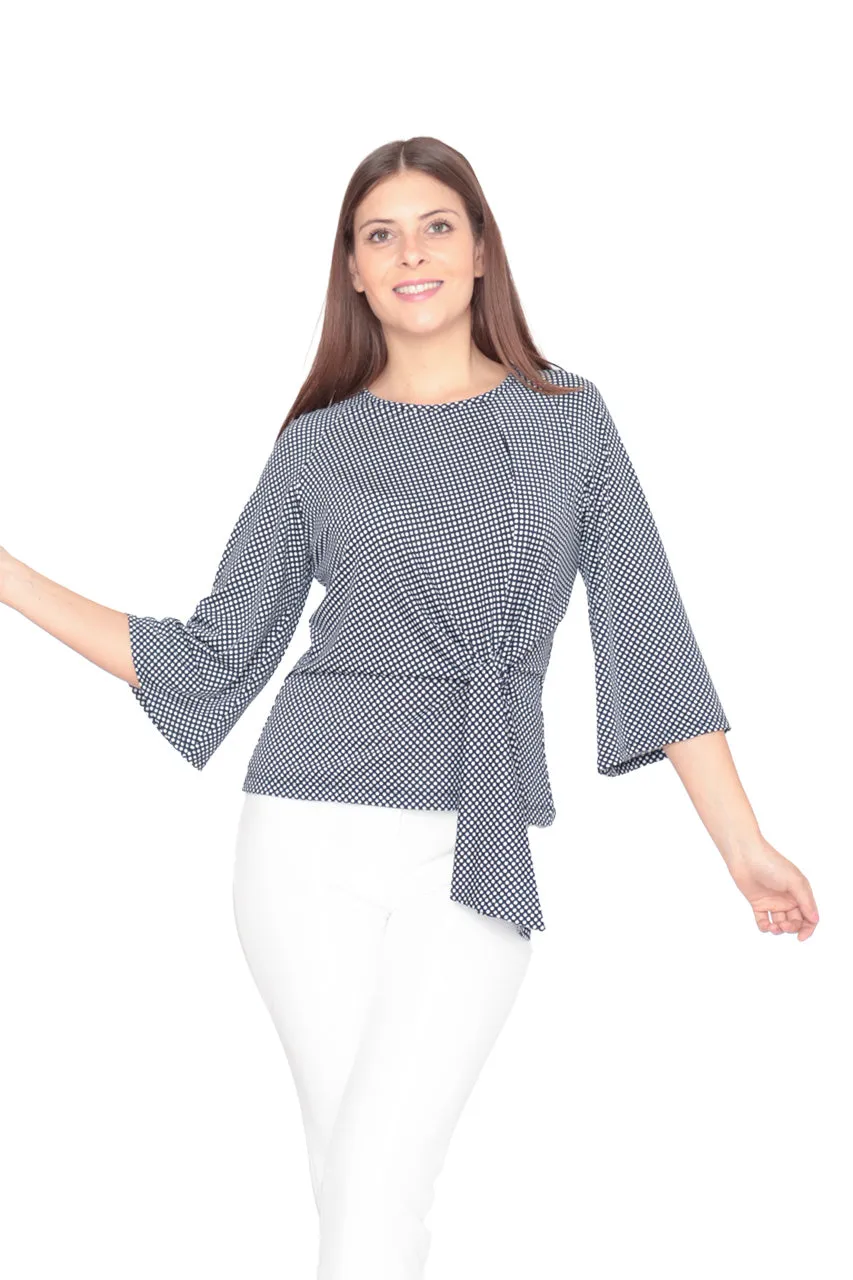 Blusa con Nudo Dama Lofassi 8027