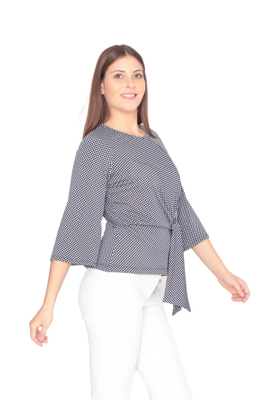 Blusa con Nudo Dama Lofassi 8027