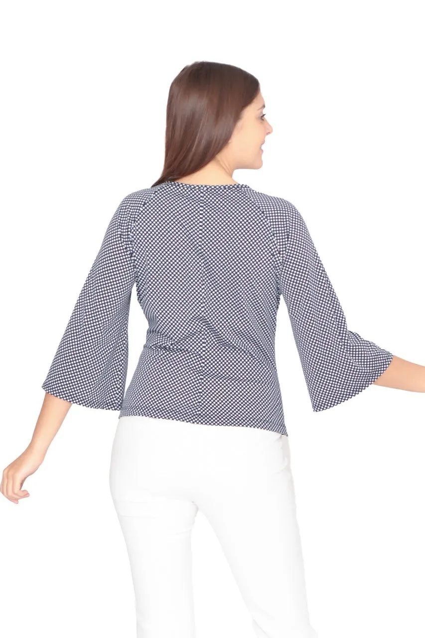 Blusa con Nudo Dama Lofassi 8027