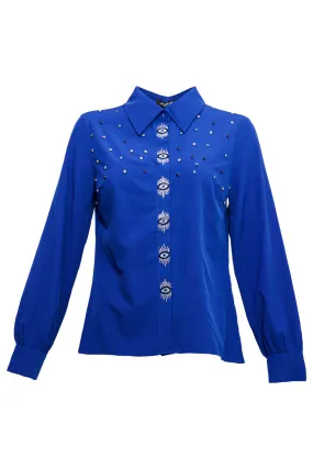 Blusa con Pedrería para Mujer Aspik AMD-0325