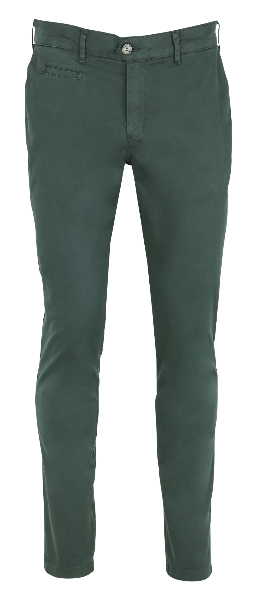 BRIX - Pantalón recto de mezcla de algodón orgánico en verde