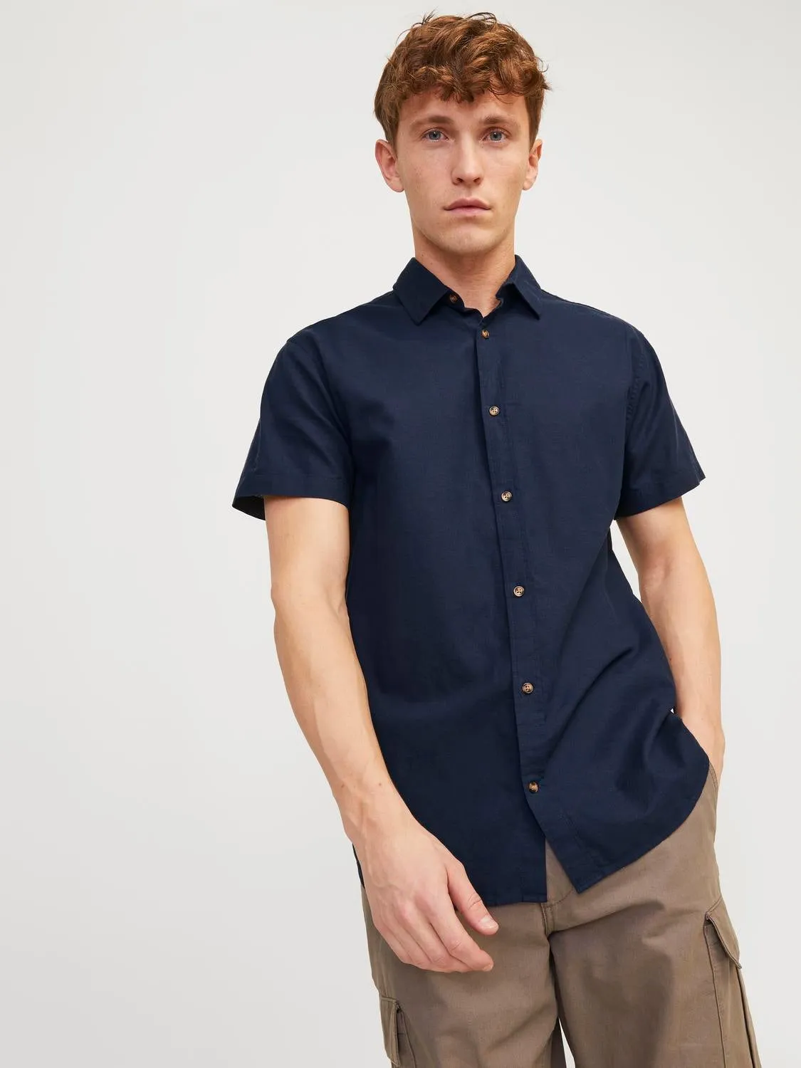 Camisa Corte comfort | Azul oscuro | Jack & Jones®