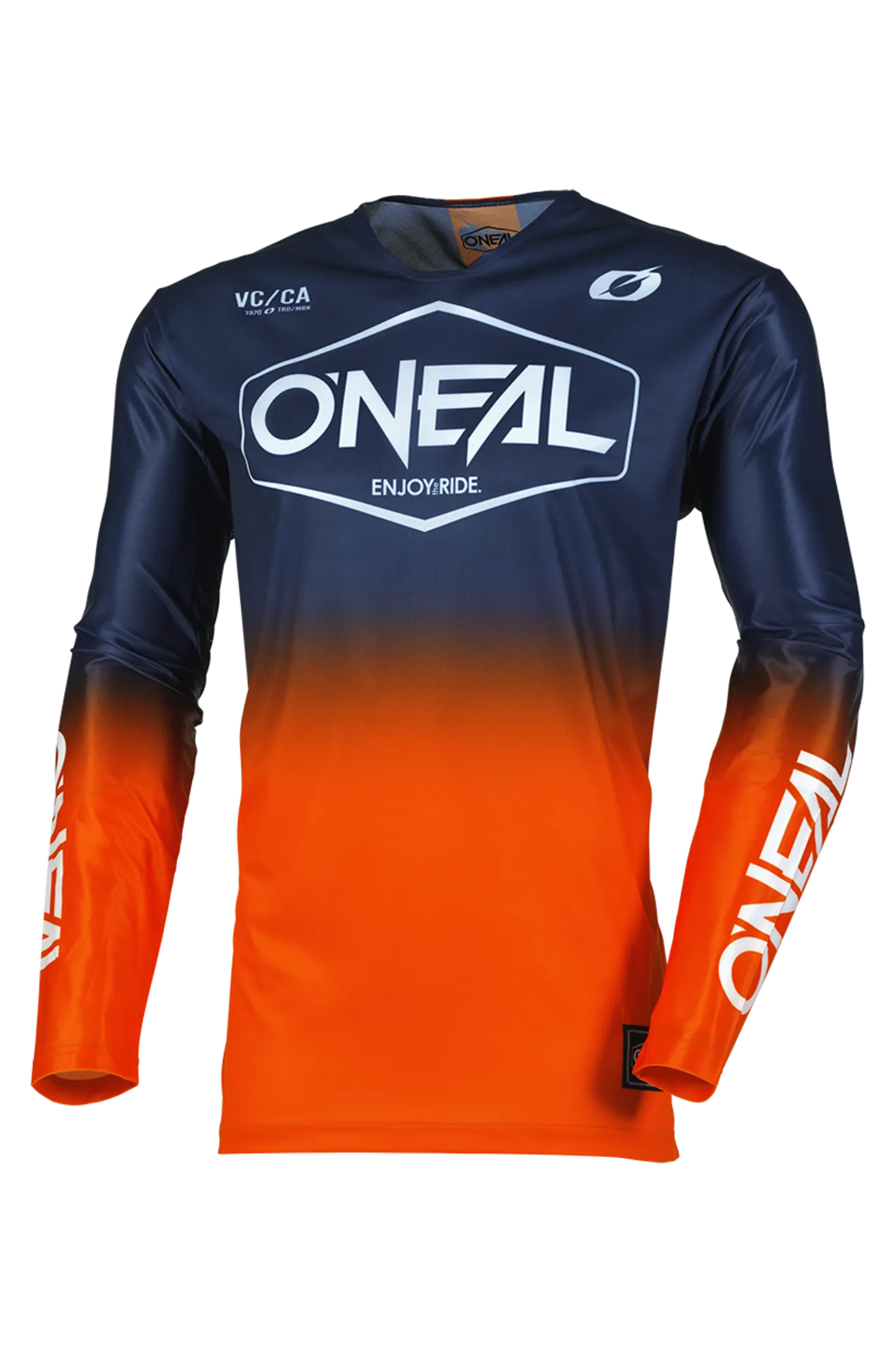 Camiseta de Cross O'Neal Mayhem Hexx Azul-Naranja 