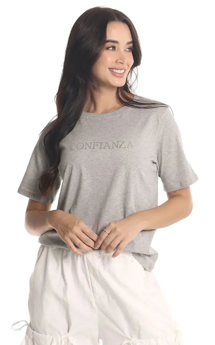 Camiseta Gris Confianza - Navissi