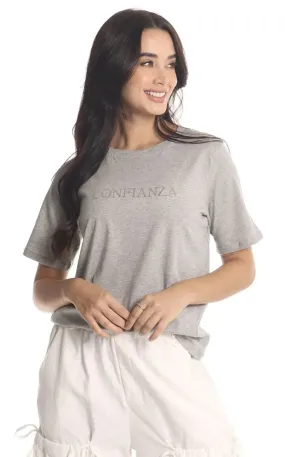 Camiseta Gris Confianza - Navissi