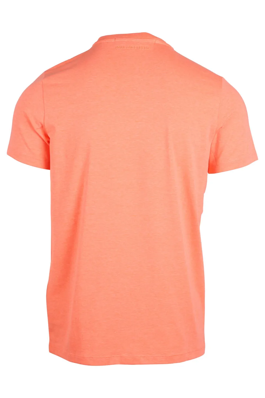 Camiseta naranja con maxilogo 