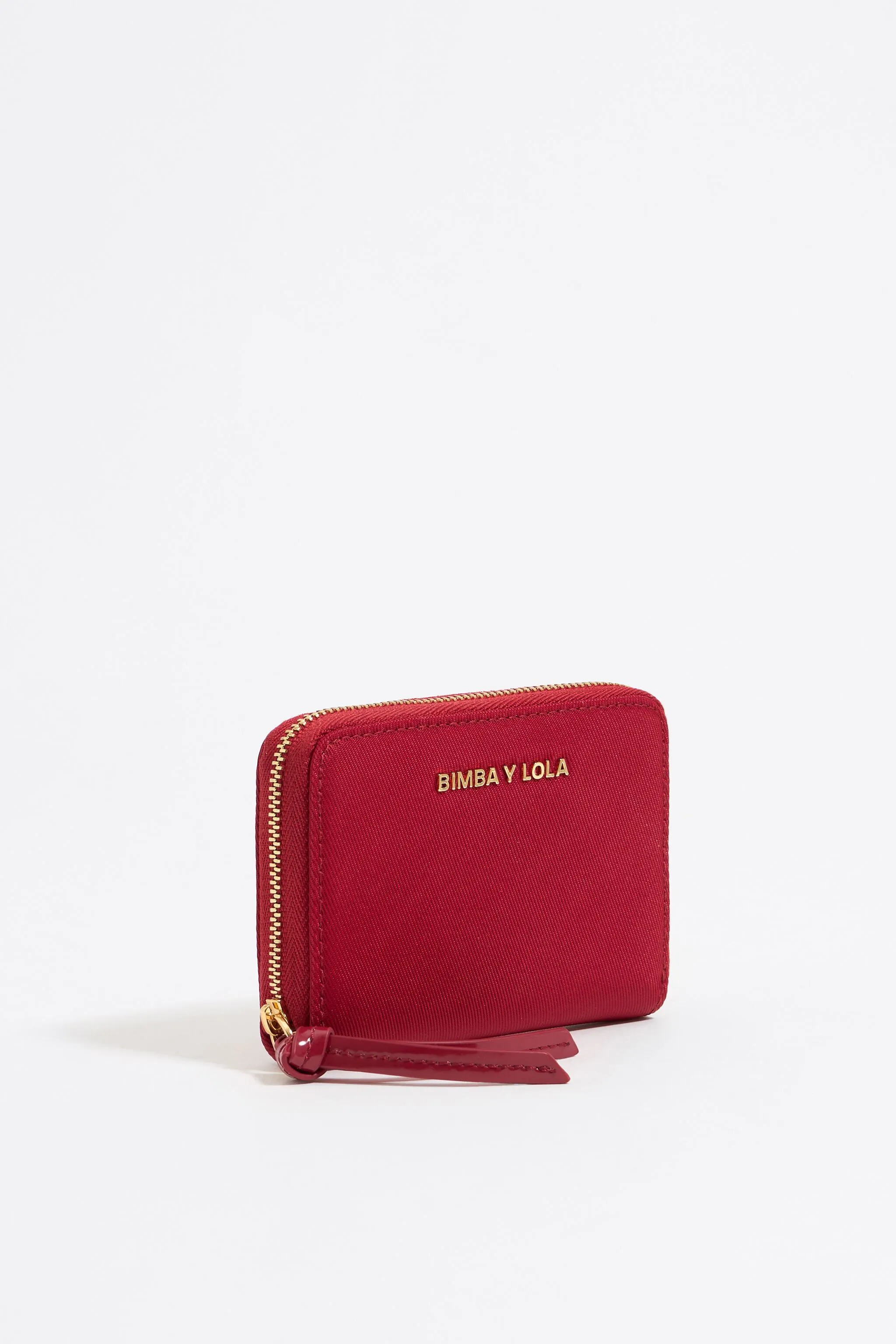 Cartera nylon roja