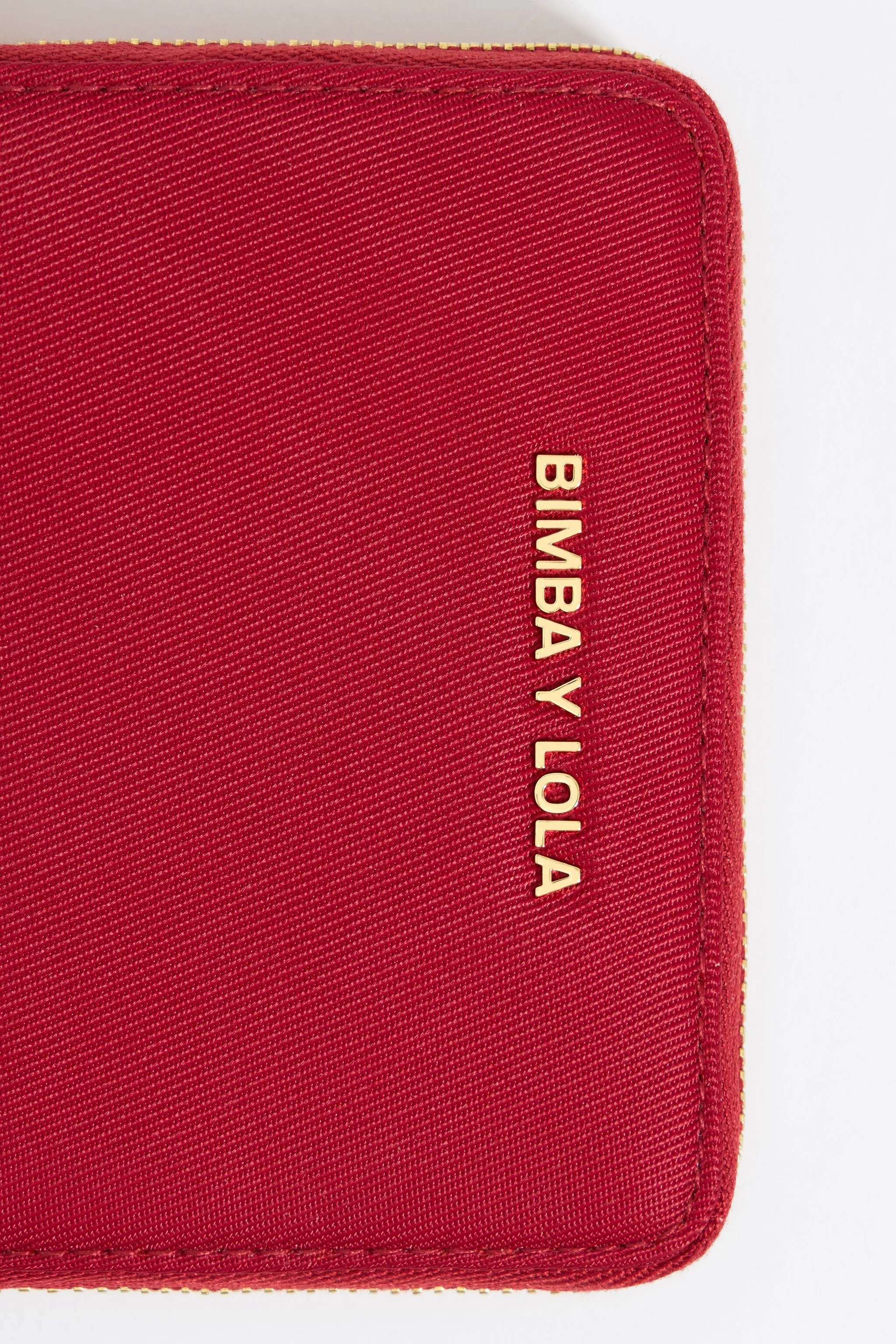 Cartera nylon roja