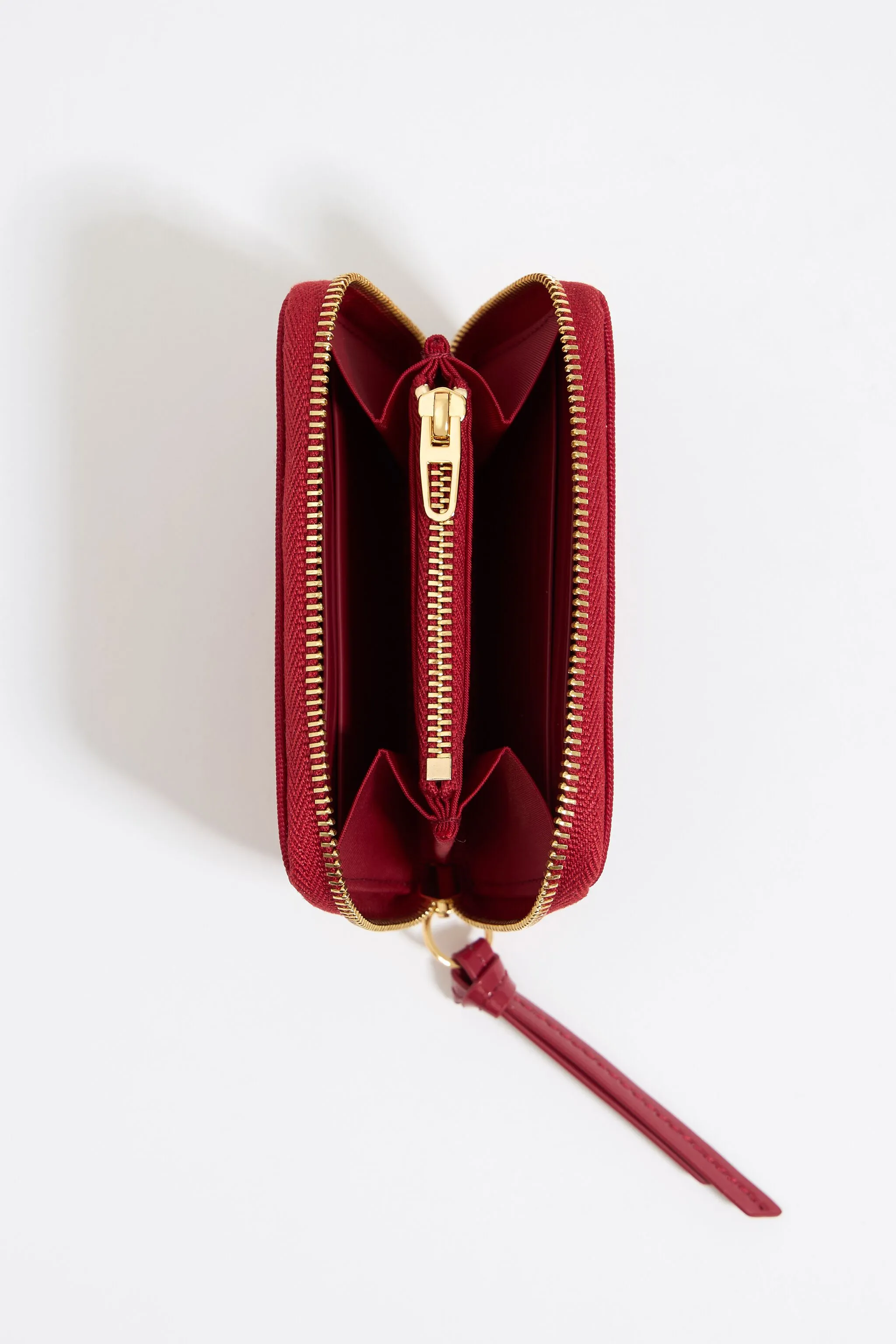 Cartera nylon roja