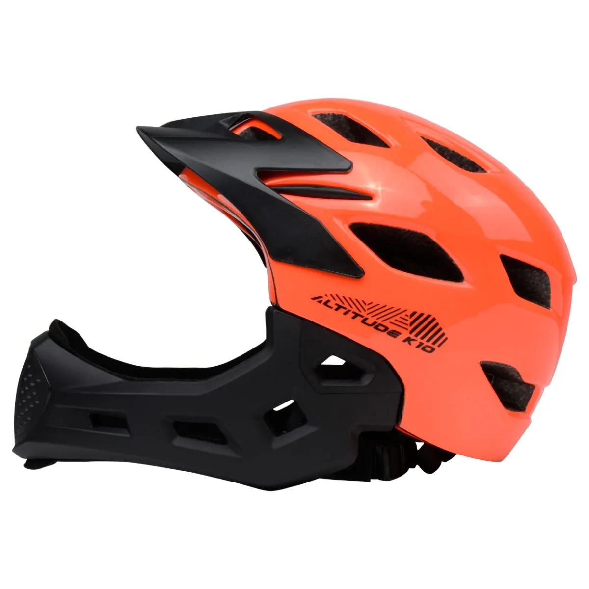 Casco Ciclismo Niño Altitude Full Face Rojo