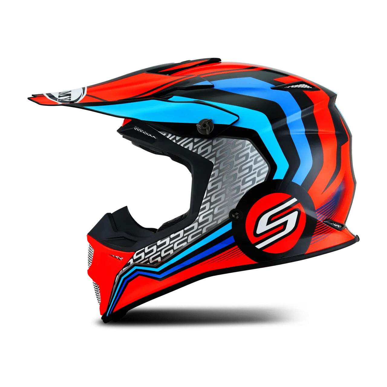 Casco de Cross Suomy Speed Pro Forward Mips® Naranja-Azul