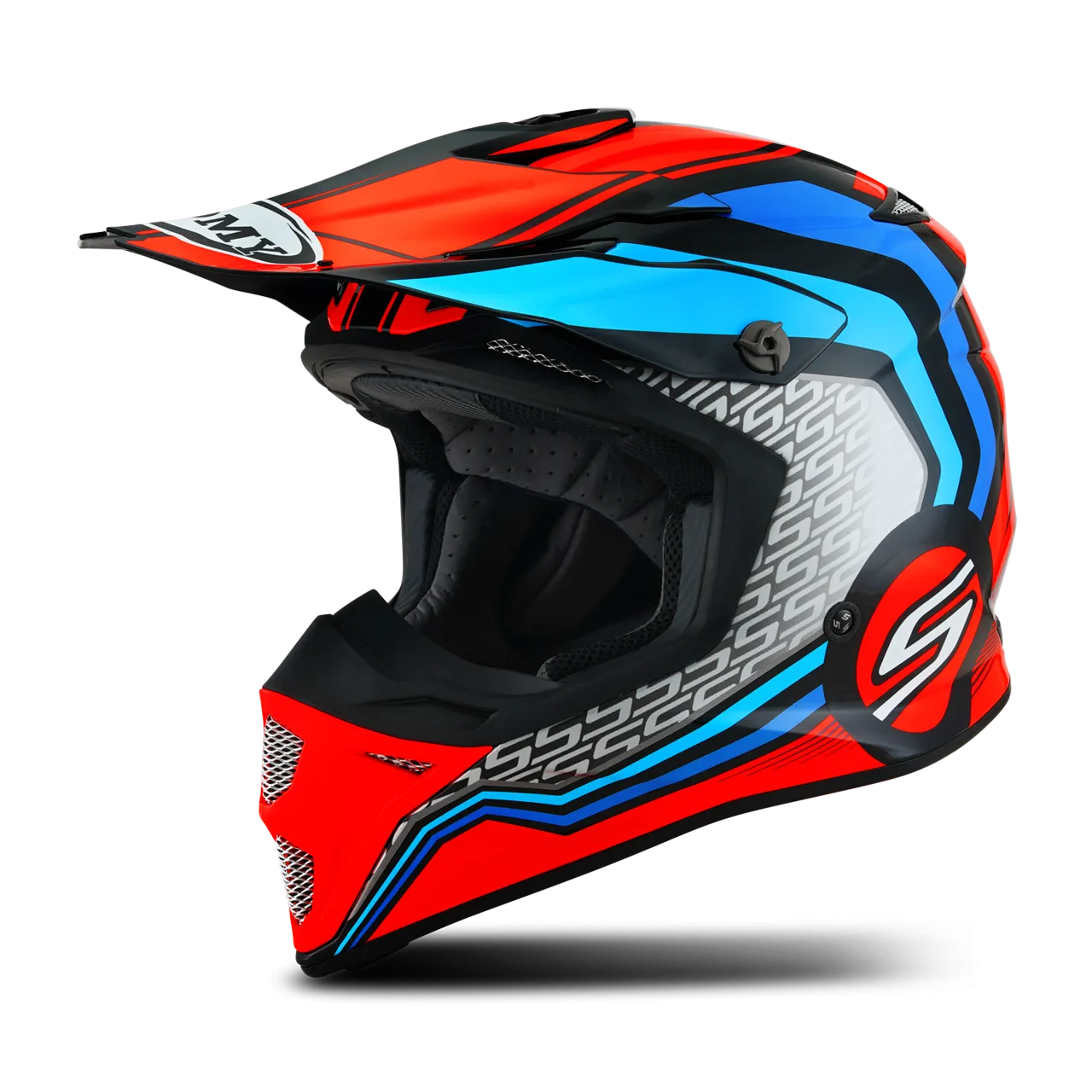 Casco de Cross Suomy Speed Pro Forward Mips® Naranja-Azul