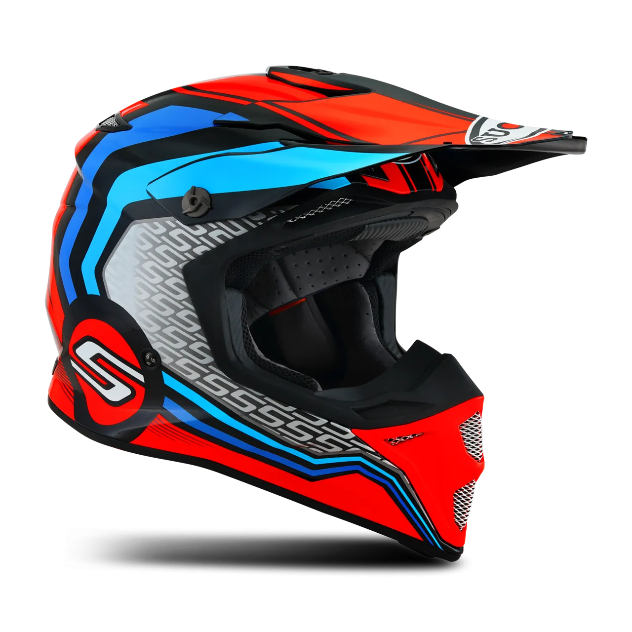 Casco de Cross Suomy Speed Pro Forward Mips® Naranja-Azul