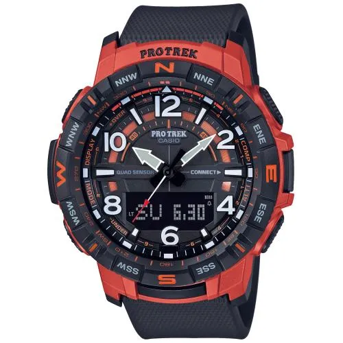 Casio Proteck Anadigi Naranja/Negro