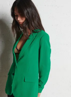 Chaqueta de sastre en verde