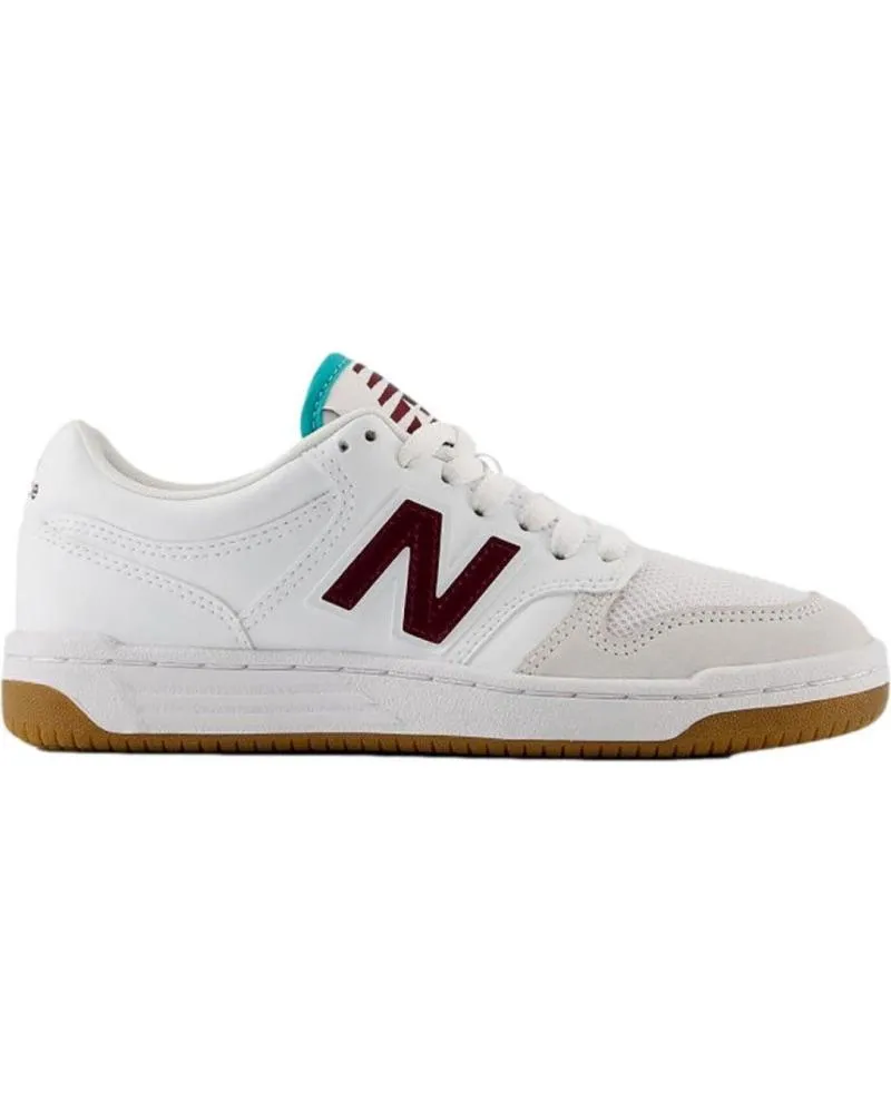 Deportivas de Mujer y Niña y Niño NEW BALANCE ZAPATILLAS NIO GSB480FT BLANCO