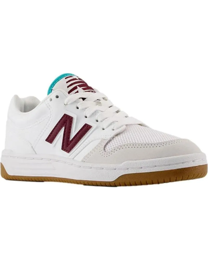 Deportivas de Mujer y Niña y Niño NEW BALANCE ZAPATILLAS NIO GSB480FT BLANCO