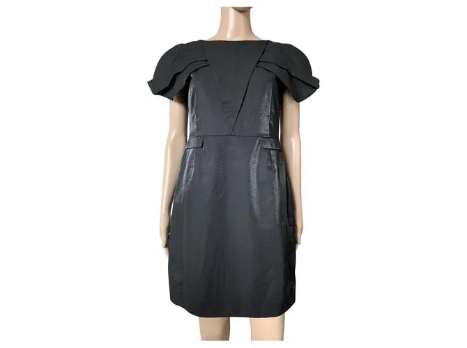 Designers Remix Vestidos Negro 