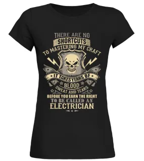 electrician Camiseta cuello redondo Mujer