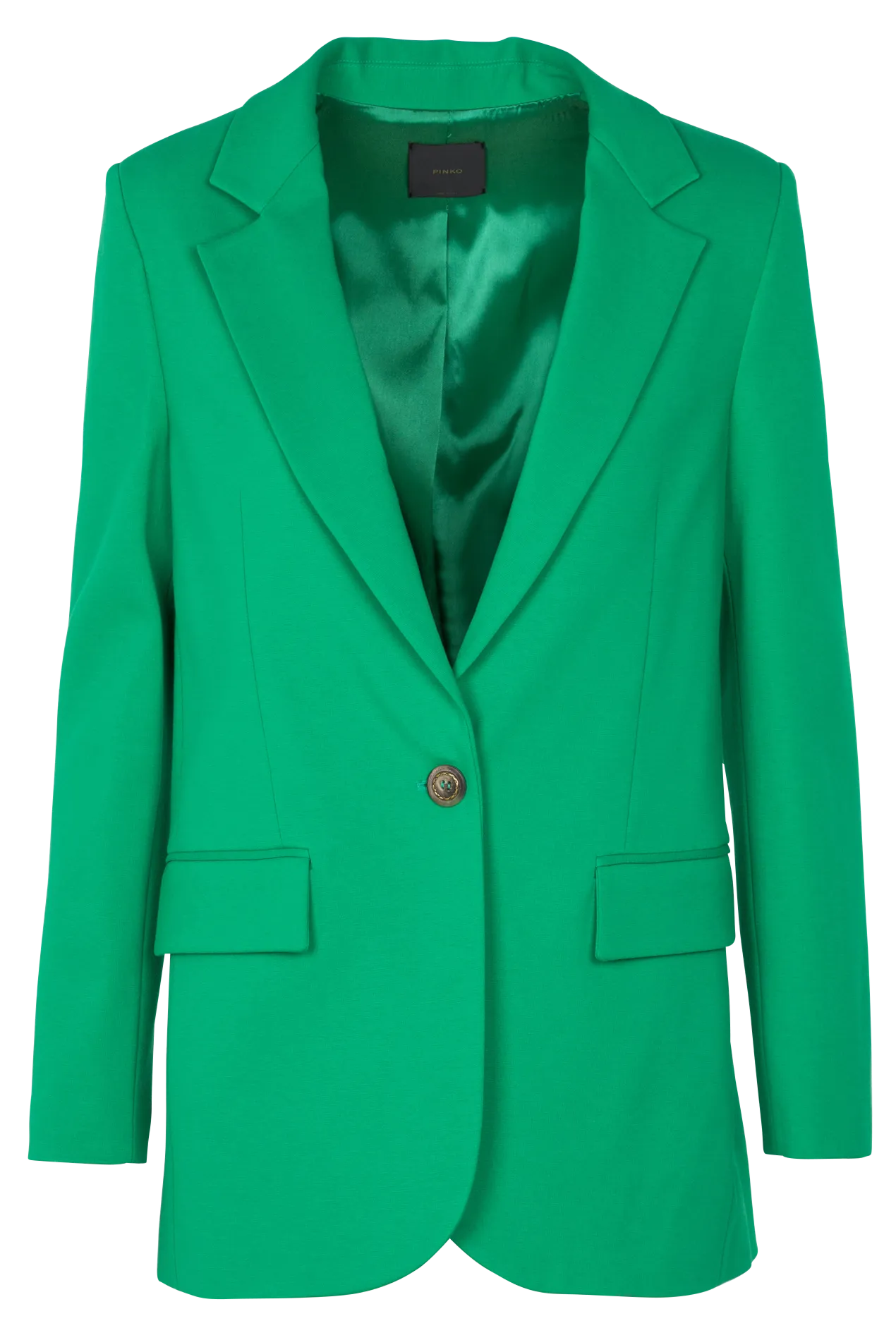 ELIANA - Chaqueta con cuello sastre en verde