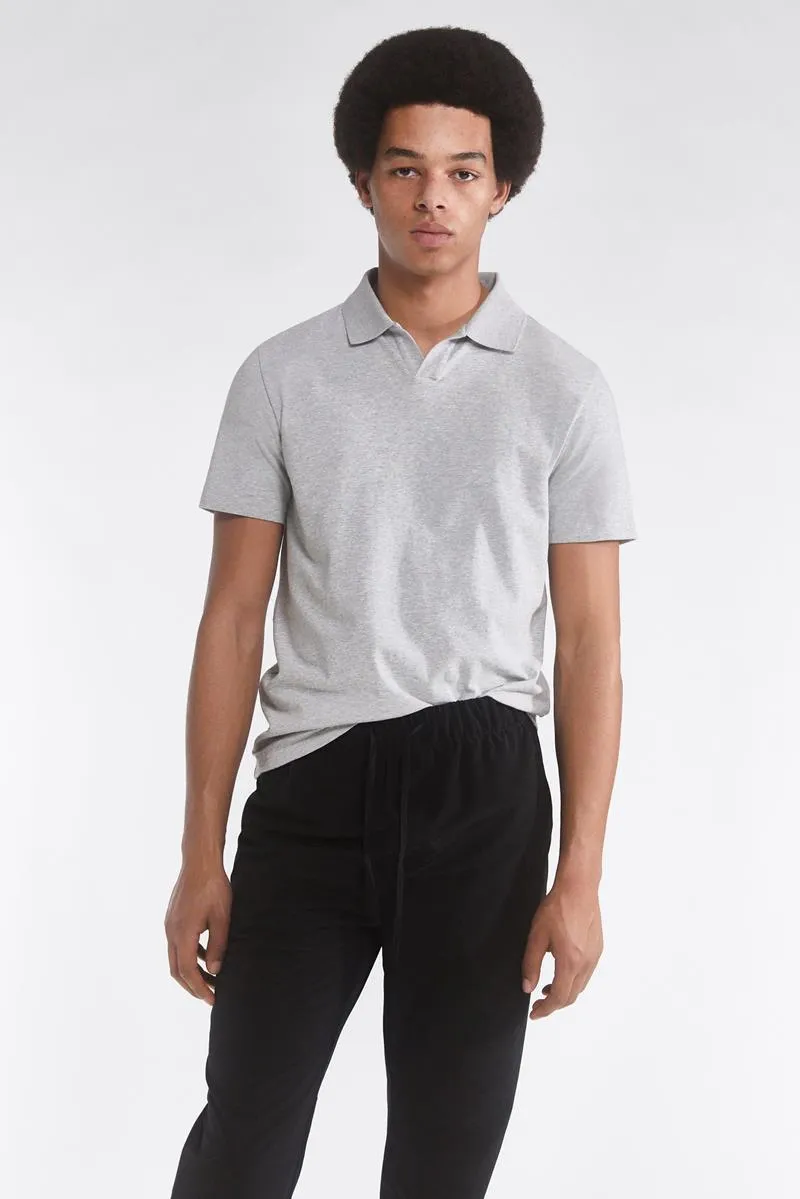 FILIPPA K POLO GRIS DE ALGODÓN STRETCH