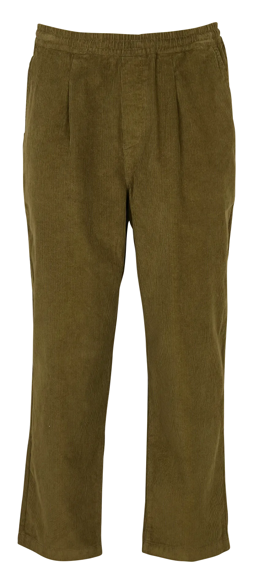 HAWTIN - Pantalón cargo de algodón slim en verde