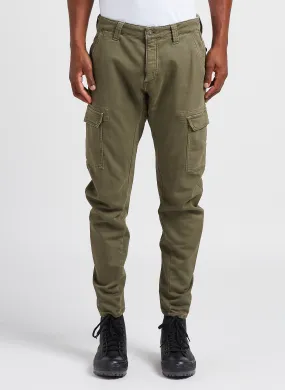 KOGE - Pantalón multibolsillos de algodón en verde