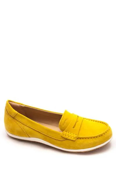 mocasín geox vega moc a amarillo