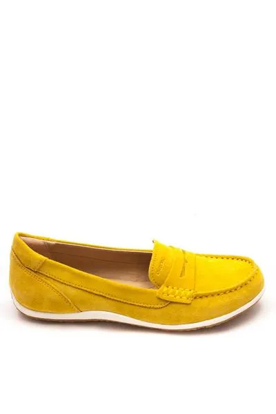 mocasín geox vega moc a amarillo