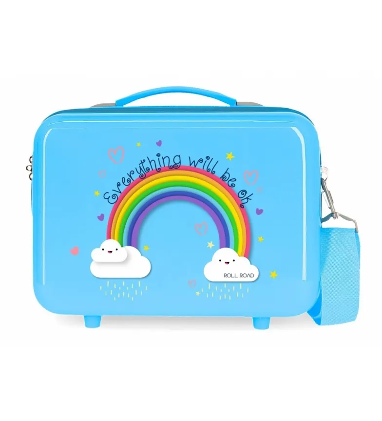 Neceser ABS Arcoiris Everything OK Azul -29x21x15cm-