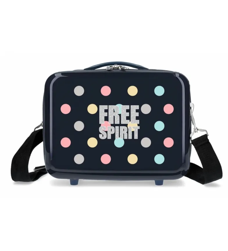 Neceser ABS Movom Free Dots Azul Marino -29x21x15cm-