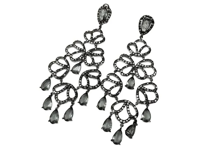 Pendientes Uterque Negro 