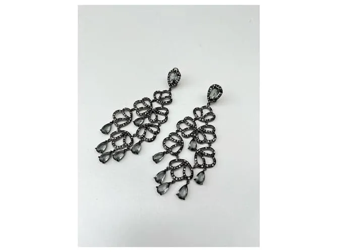 Pendientes Uterque Negro 