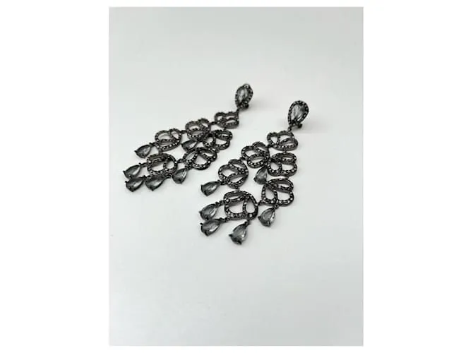 Pendientes Uterque Negro 