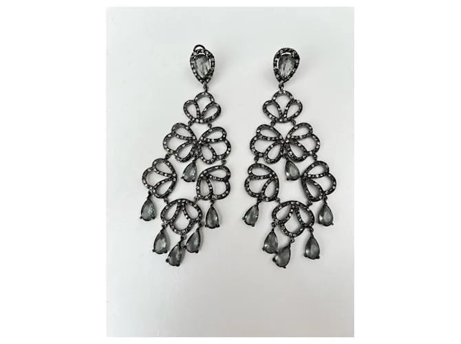 Pendientes Uterque Negro 