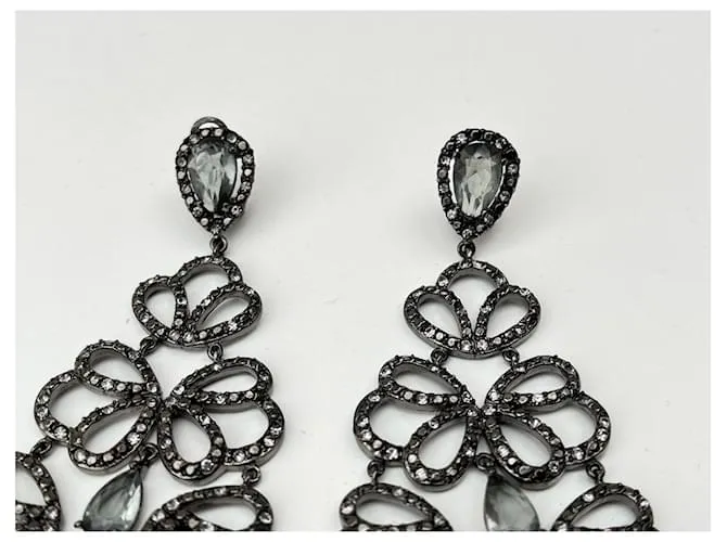 Pendientes Uterque Negro 