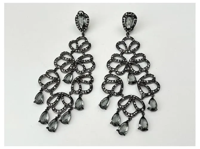 Pendientes Uterque Negro 