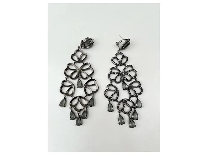 Pendientes Uterque Negro 