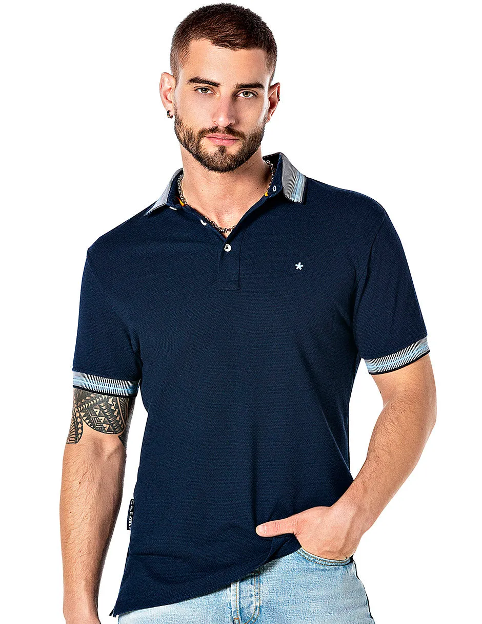 Playera tipo polo para hombre cod. 129842