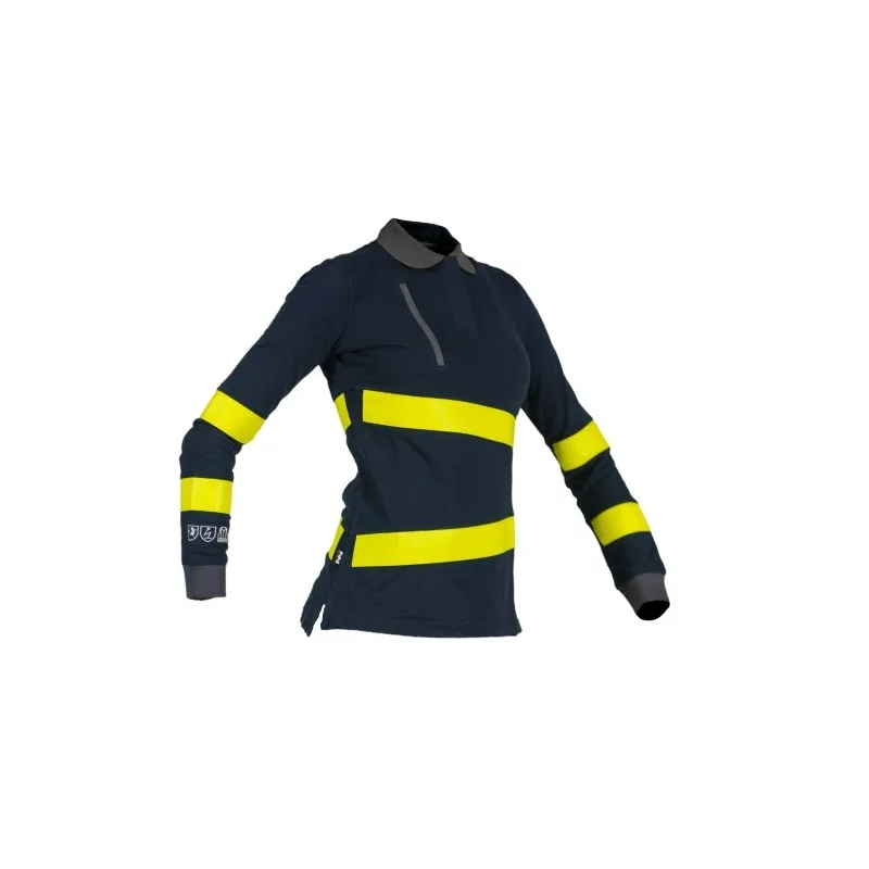 Polo Multirriesgo Alta Visibilidad MUJER FIRELIGHT combinado navy