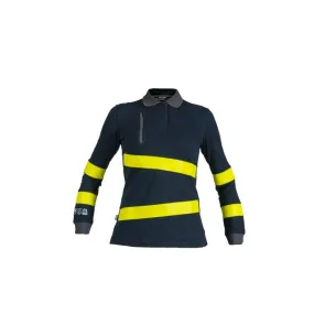 Polo Multirriesgo Alta Visibilidad MUJER FIRELIGHT combinado navy