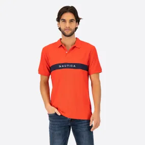 Polo Nautica Hombre Regular Fit True Red