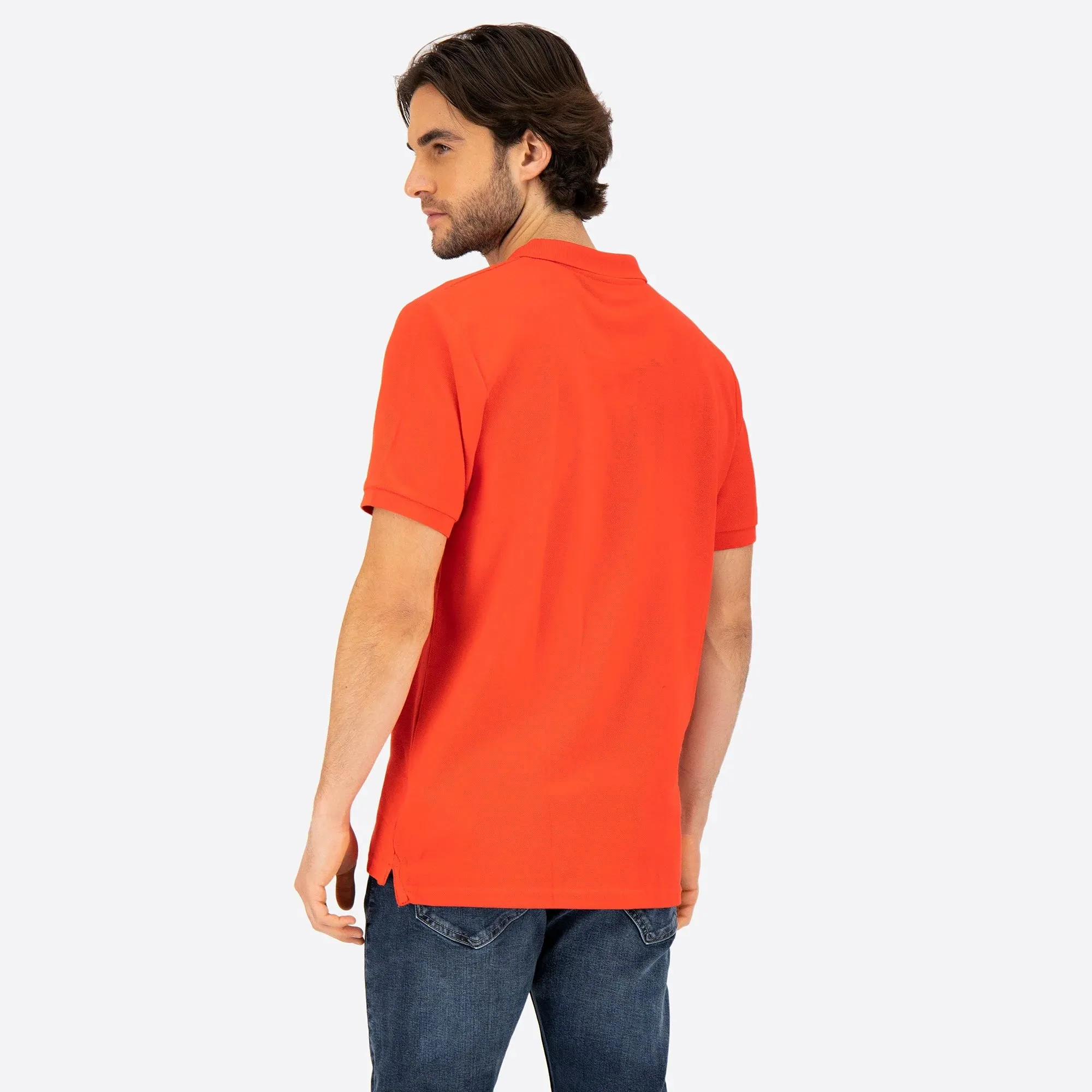 Polo Nautica Hombre Regular Fit True Red