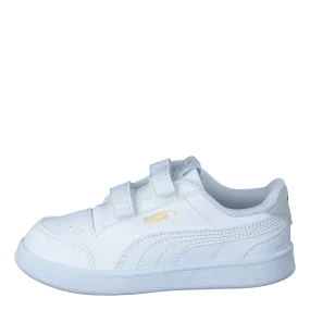 Puma Puma Shuffle V Inf White-grayviolet-teamgold