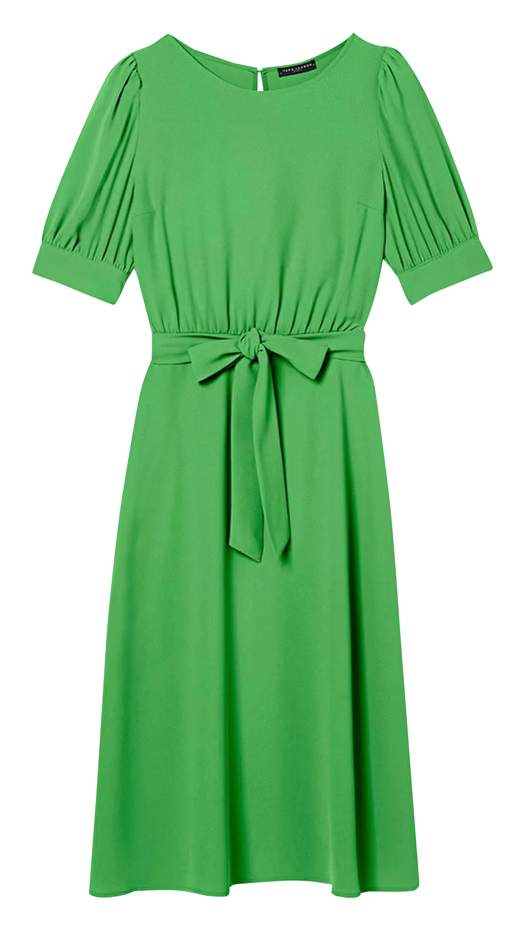 RILLYTIS - Vestido midi con cuello redondo en verde