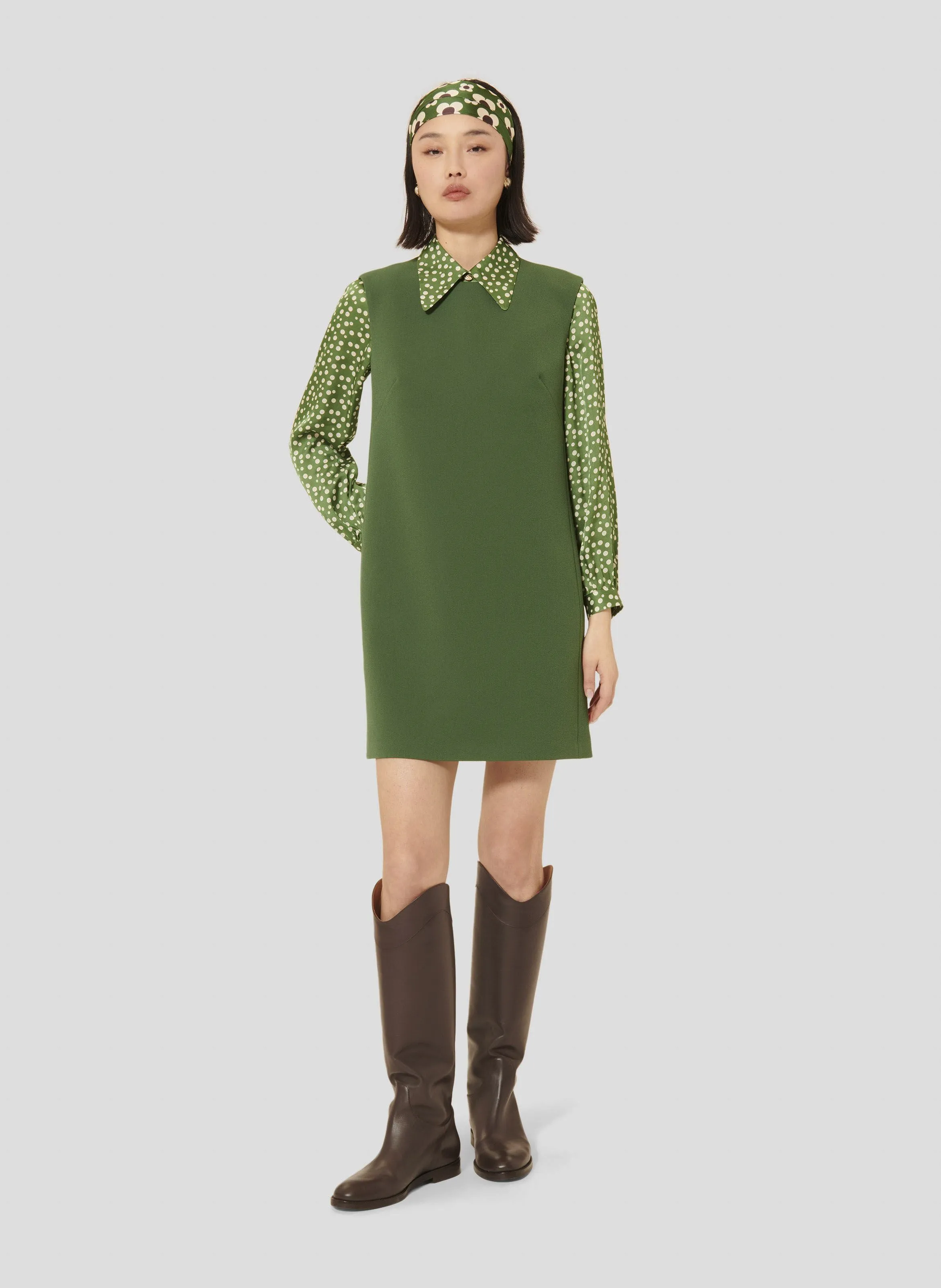 RINALDIE - Vestido ajustado sin mangas en verde