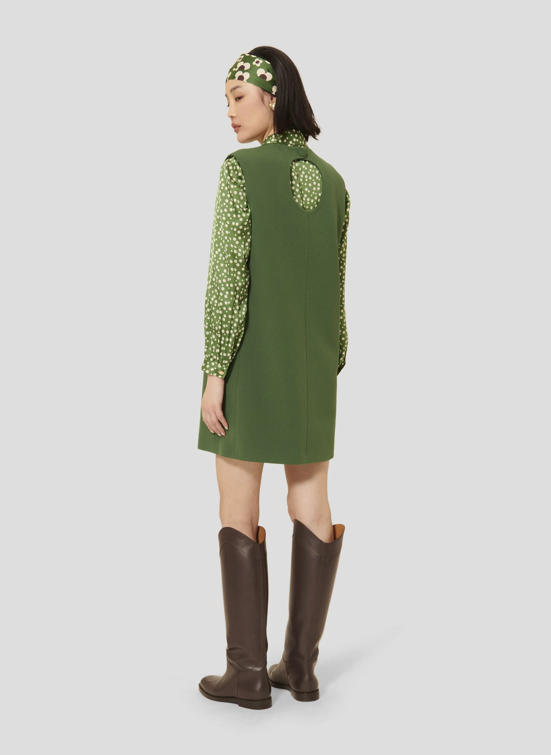 RINALDIE - Vestido ajustado sin mangas en verde